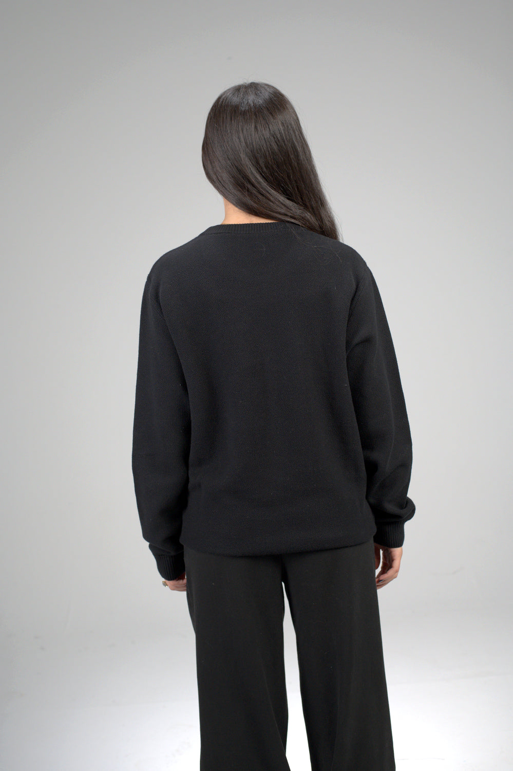 knitted Black sweater