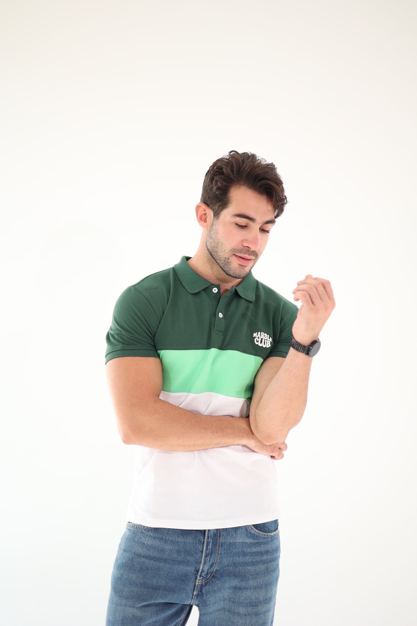Tri-Color Club Polo