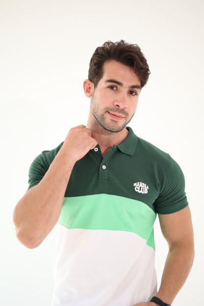 Tri-Color Club Polo