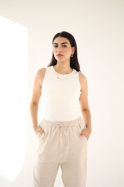 White Tank Top