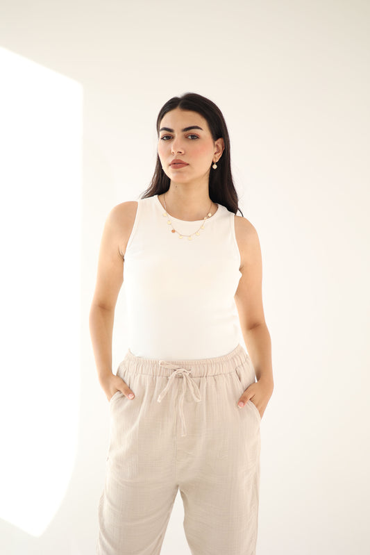 White Tank Top