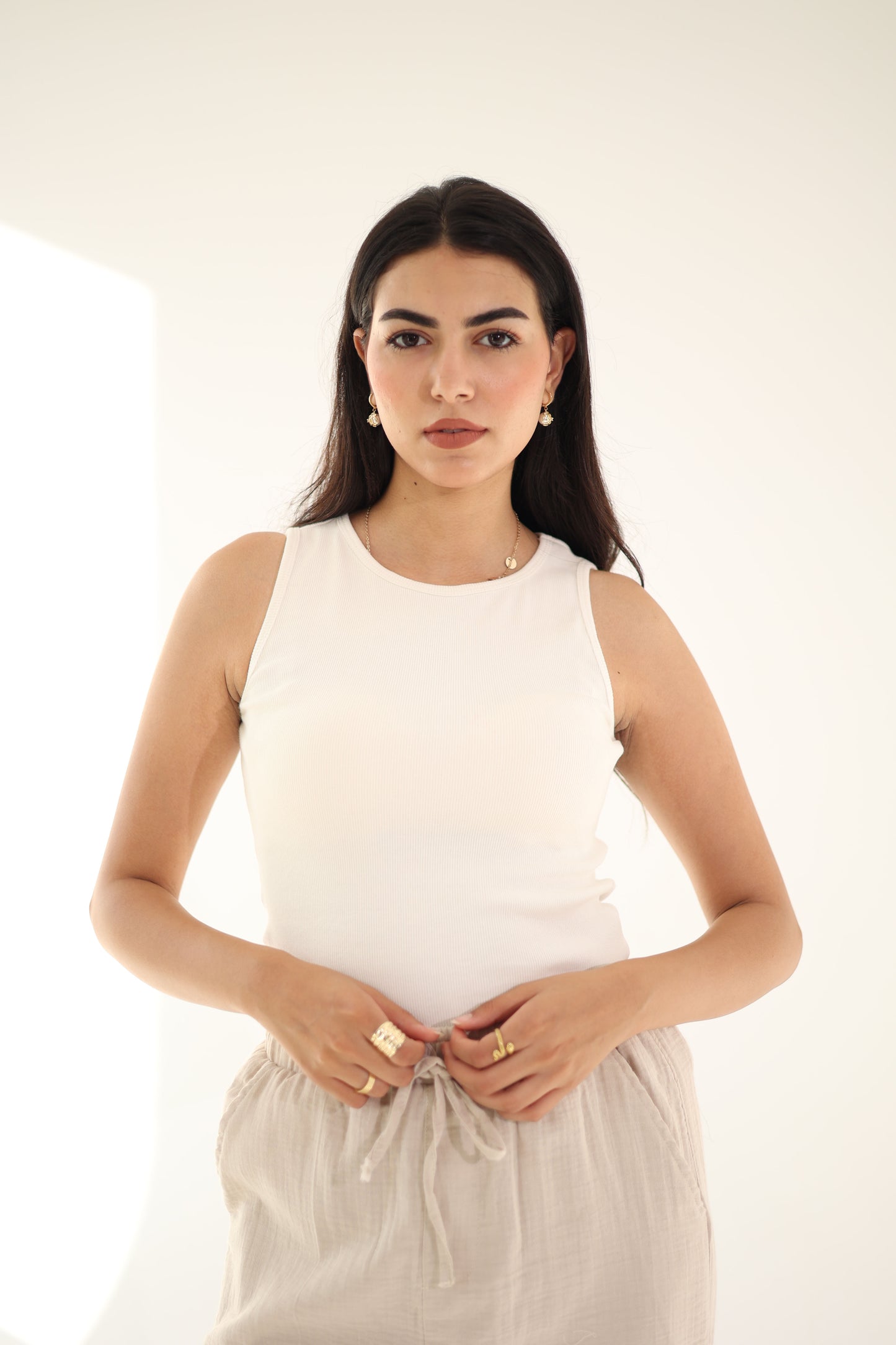 White Tank Top