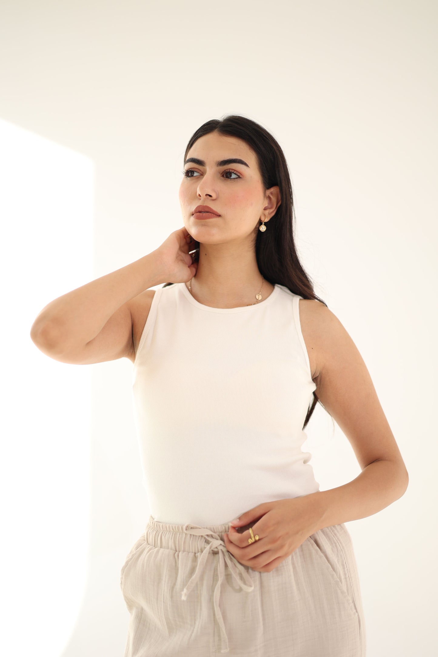 White Tank Top
