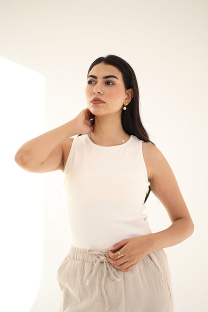 White Tank Top
