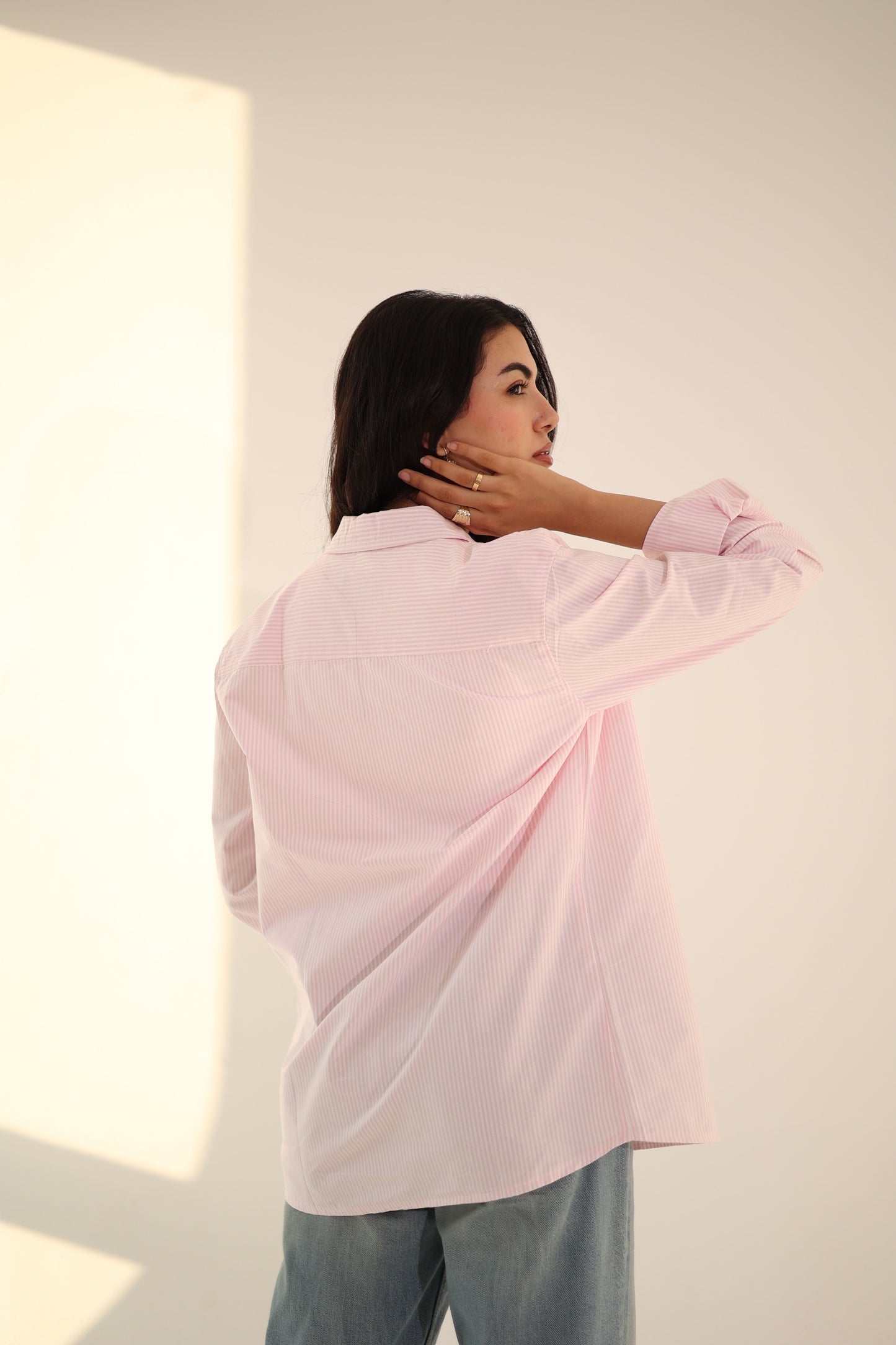 Pink Striped Shirt