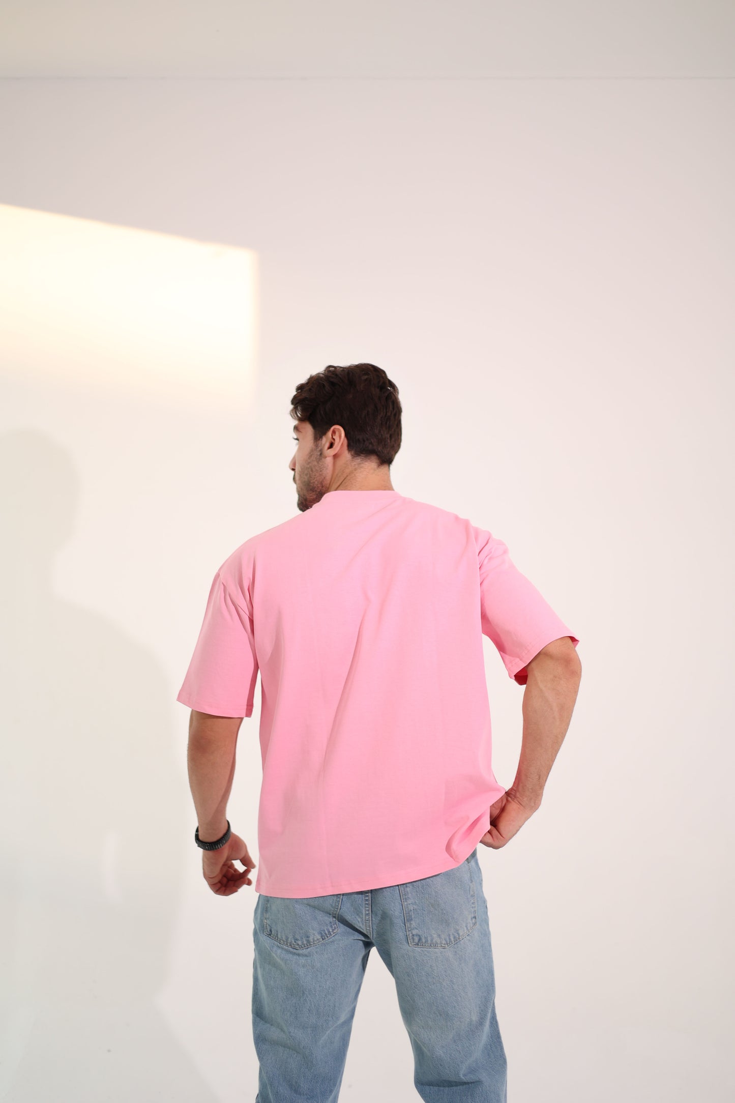 Printed Pink oversized T-shirt