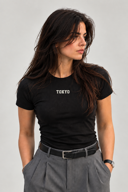 Black basic top