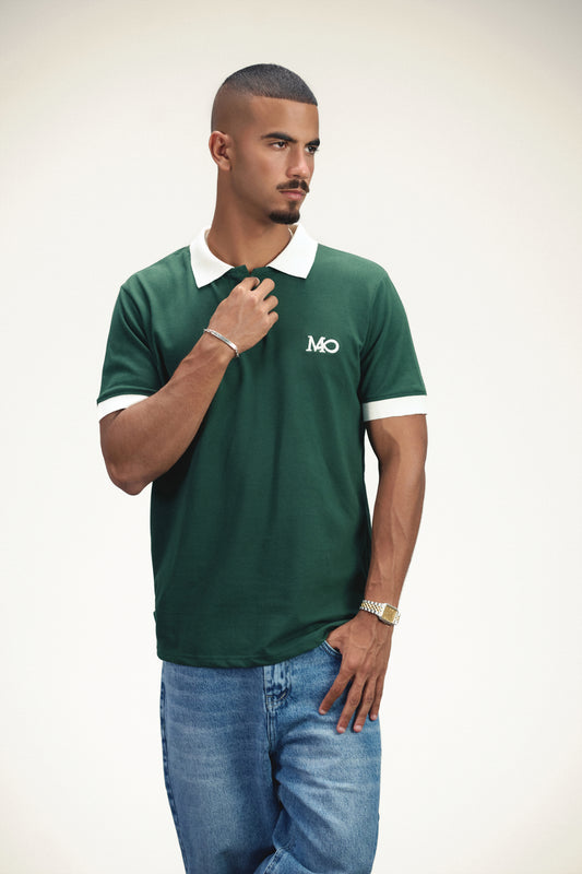 Marble Classic Polo Shirt - Dark Green
