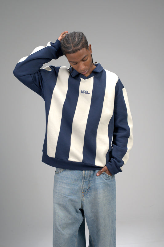 Marble Stripes (navy\Silver)