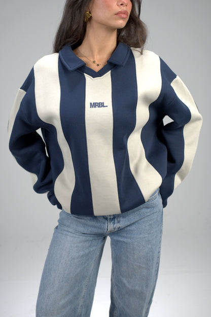 Marble Stripes (navy\Silver)
