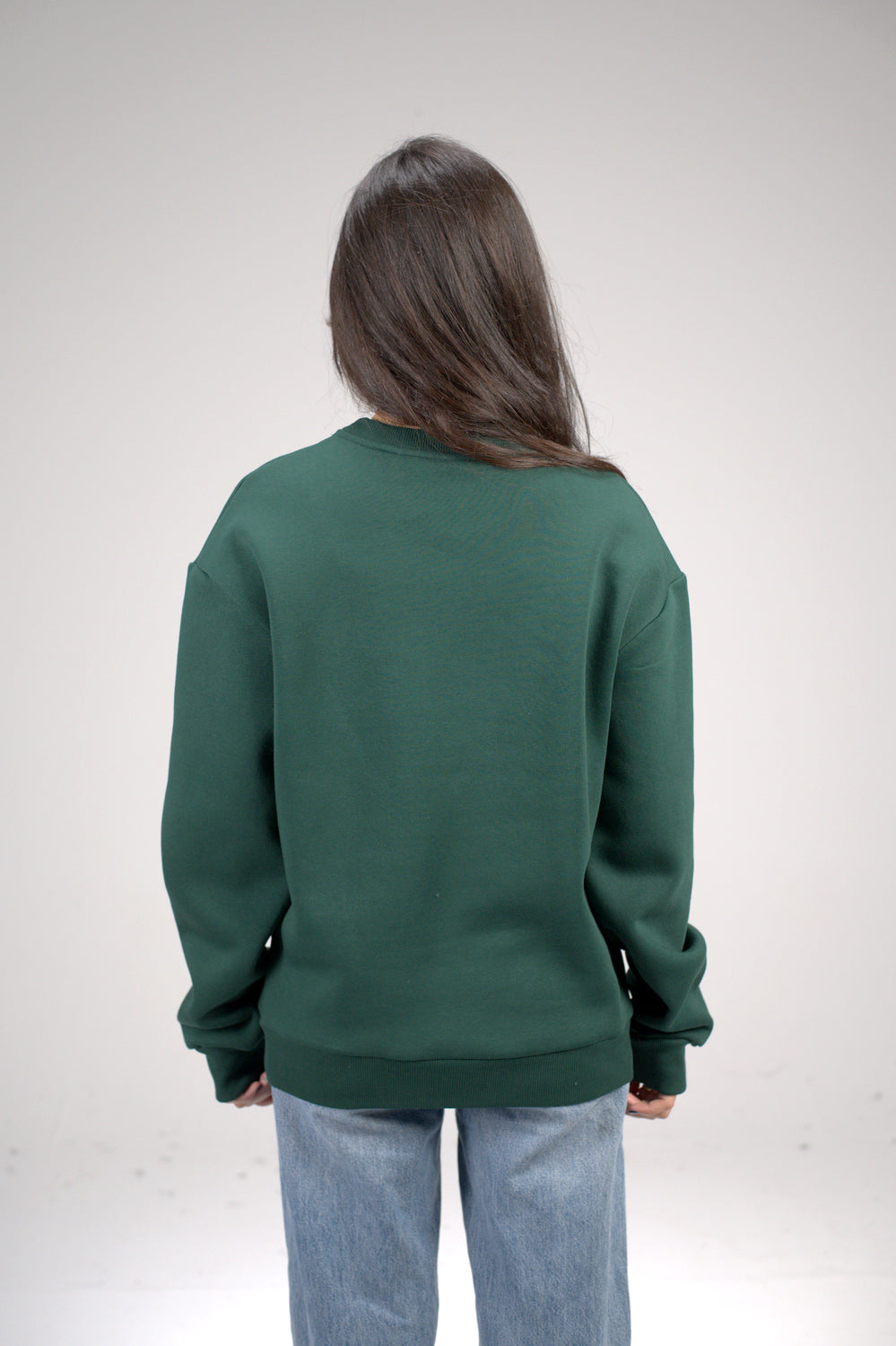 Dark Green “ARIZONA” Printed Oversized Sweatshirt