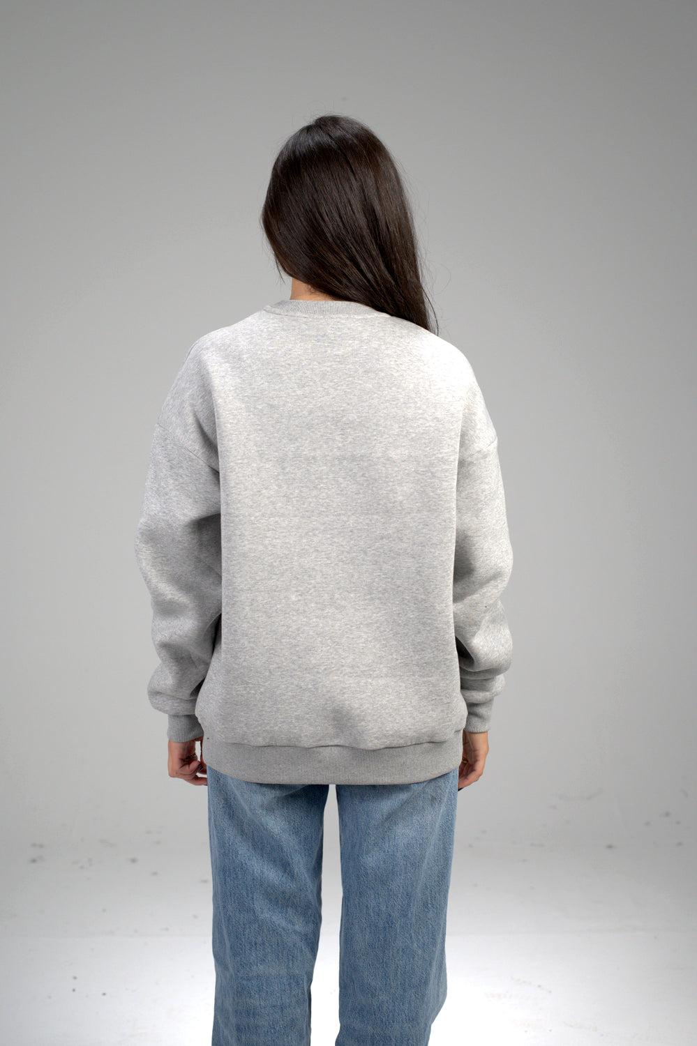 Grey “WEST COAST” Printed Oversized Sweatshirt