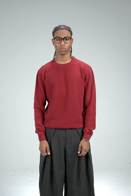 knitted Maroon sweater