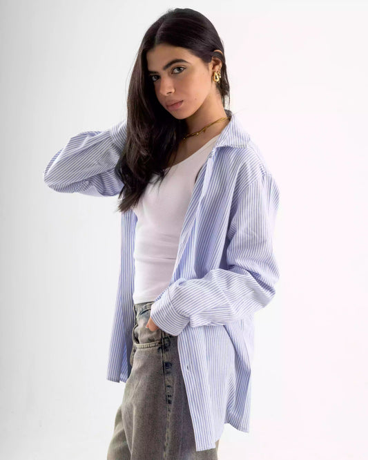 Blue stripped shirt