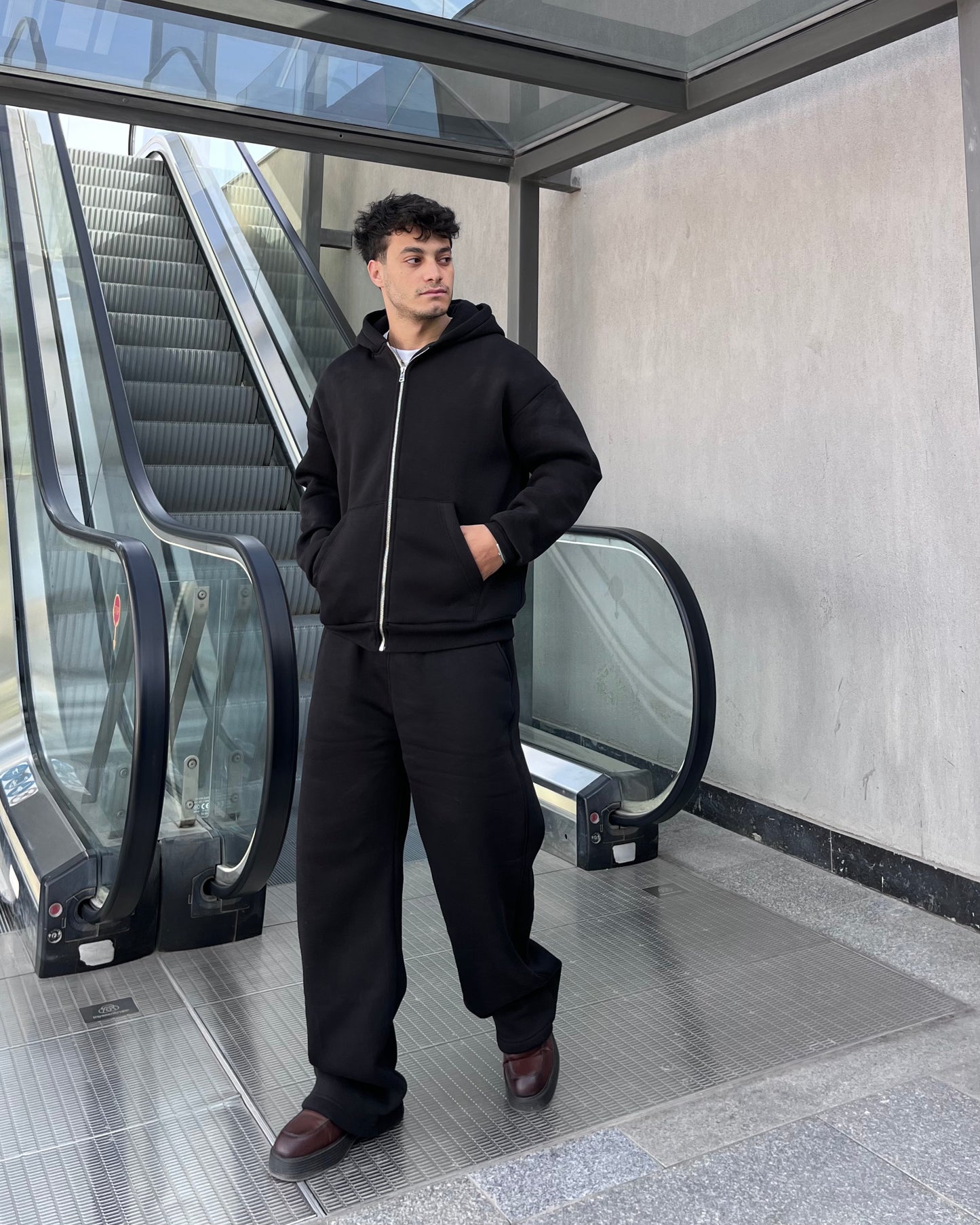 Oversized zip up hoodie