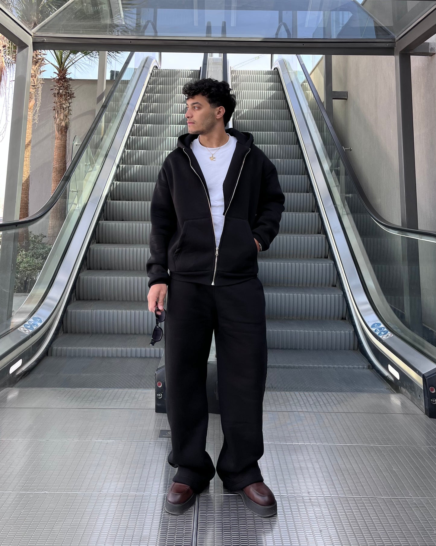 Oversized zip up hoodie