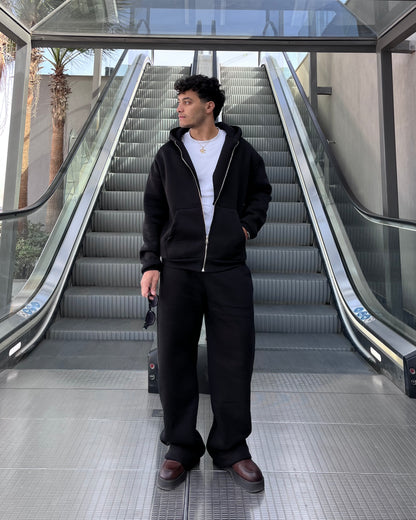 Oversized zip up hoodie
