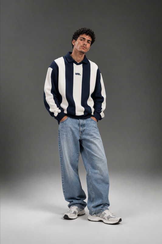 Marble Stripes (navy\Silver)