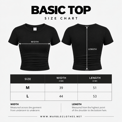Black basic top