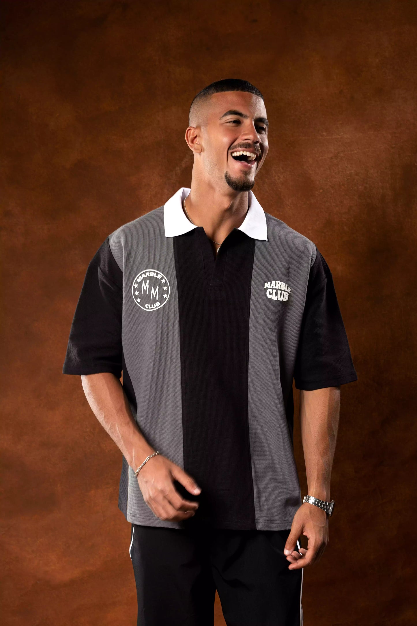 Marble Club Two-Tone Polo