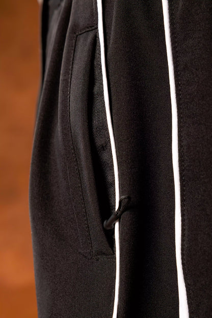 Black wide leg pants