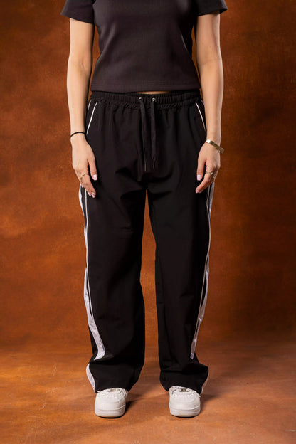 Black wide leg pants
