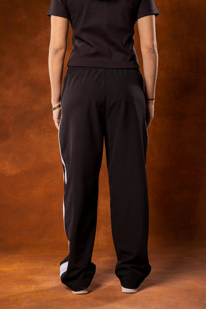 Black wide leg pants