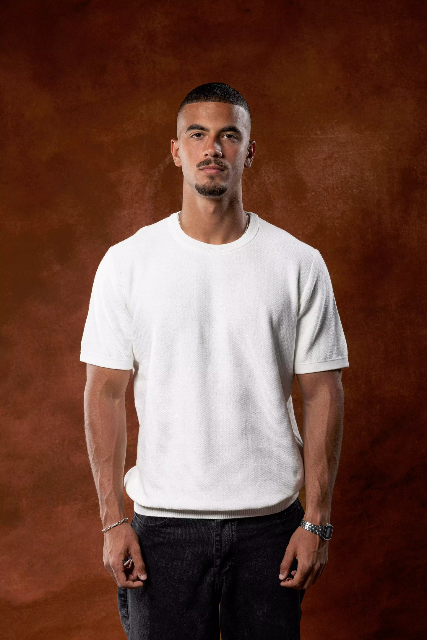 OFF White knitted T-shirt