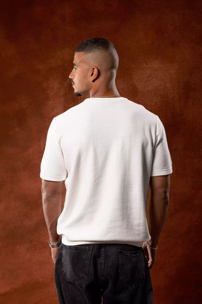 OFF White knitted T-shirt