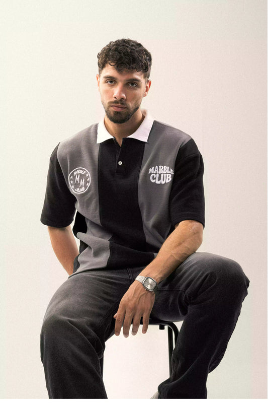 Marble Club Two-Tone Polo