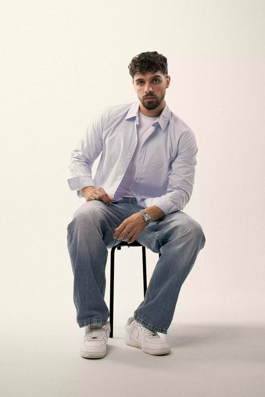 Skyline Stripes Cotton Shirt