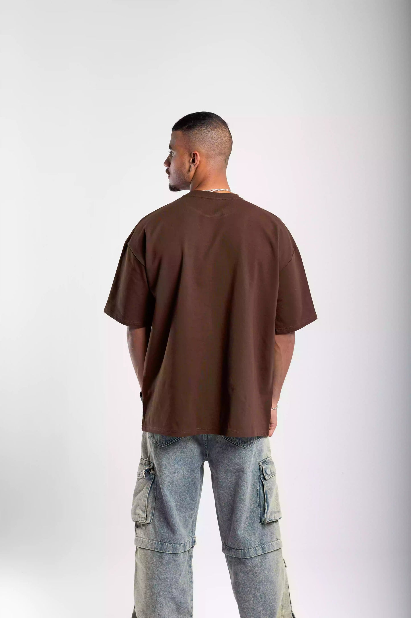 Plain Brown oversized T-shirt
