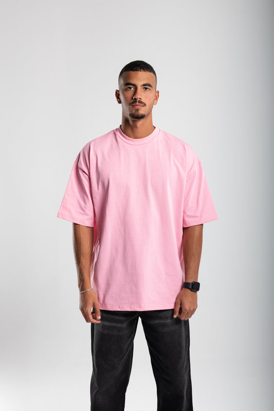 pink oversized T-shirt