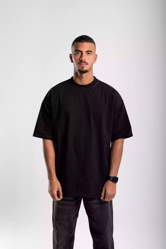 Plain Black oversized T-shirt
