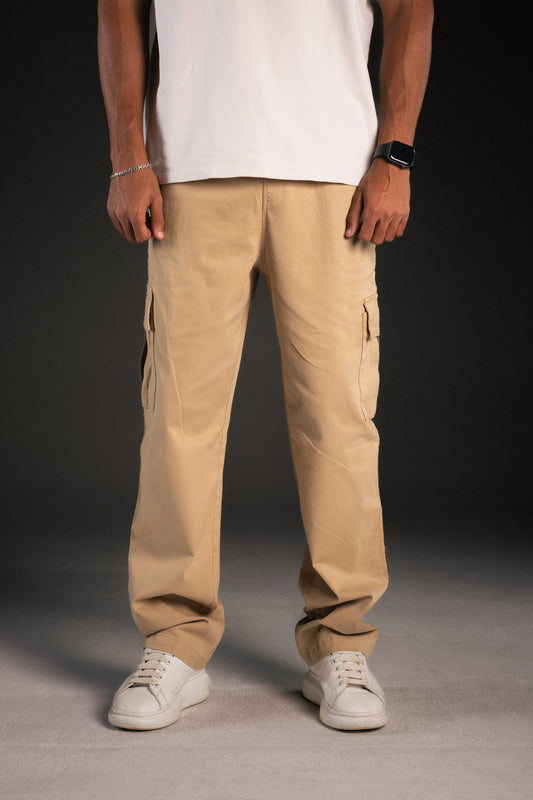 Beige Cargo pants