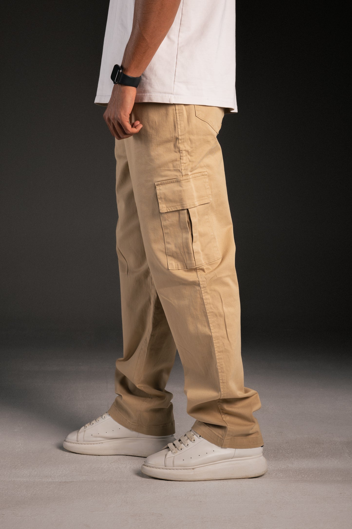 Beige Cargo pants