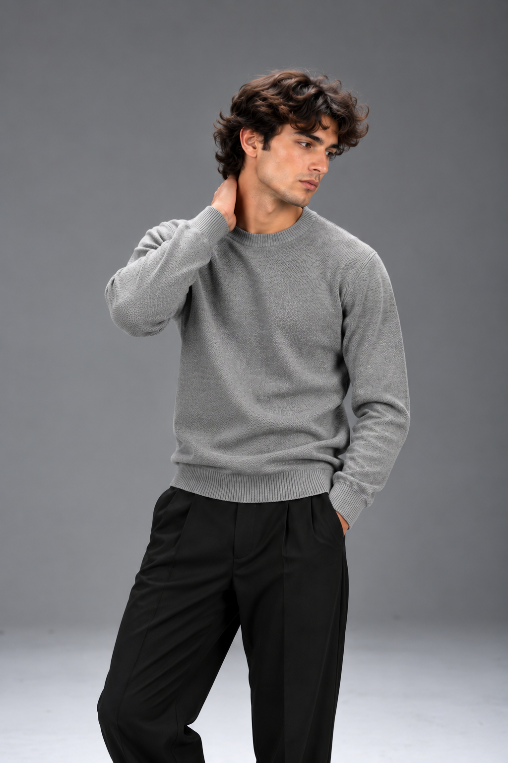 knitted Stone sweater