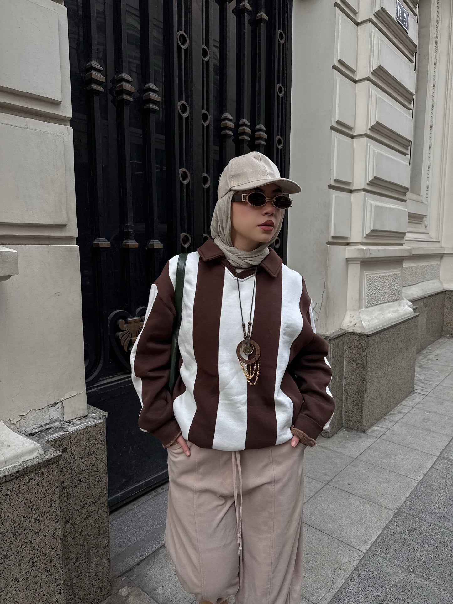 Marble Stripes (Brown\off white)