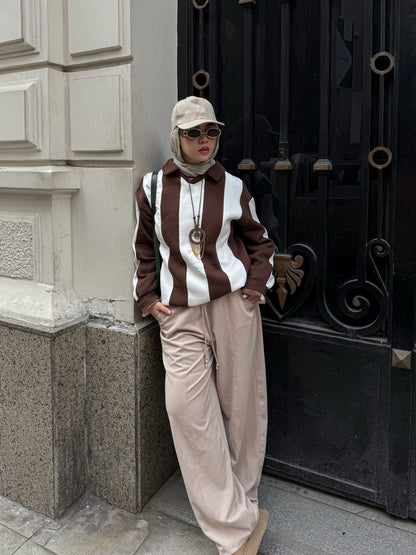 Marble Stripes (Brown\off white)