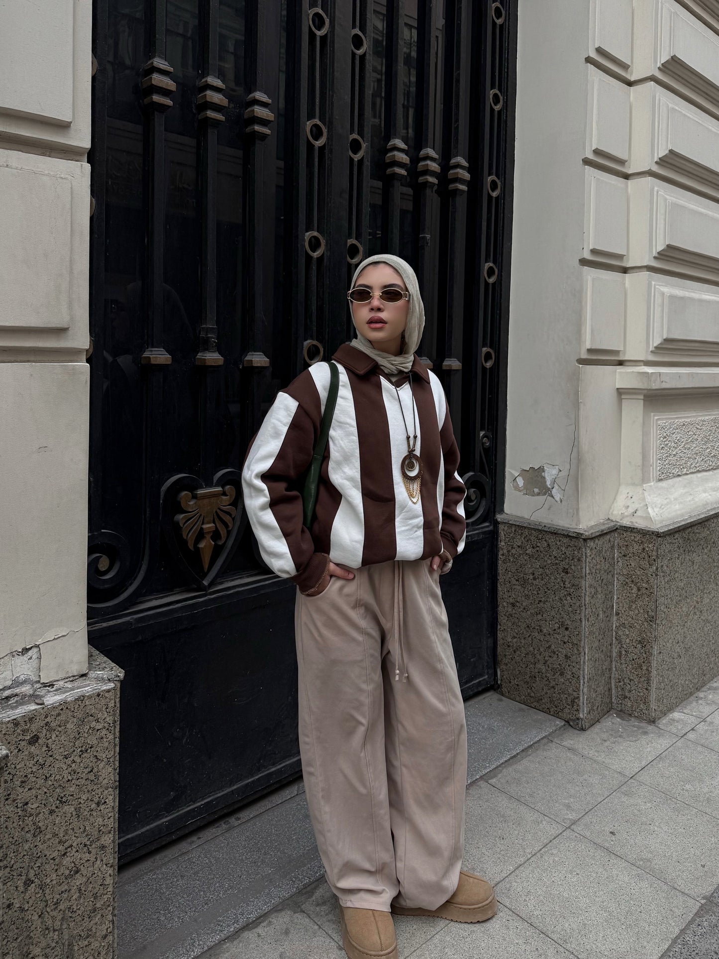 Marble Stripes (Brown\off white)