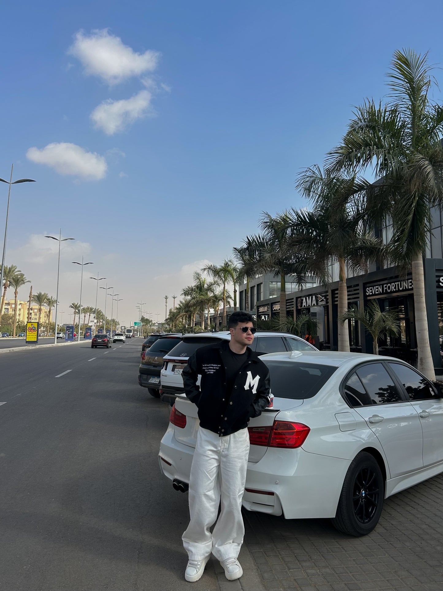 Varsity Jacket - Black/Off White