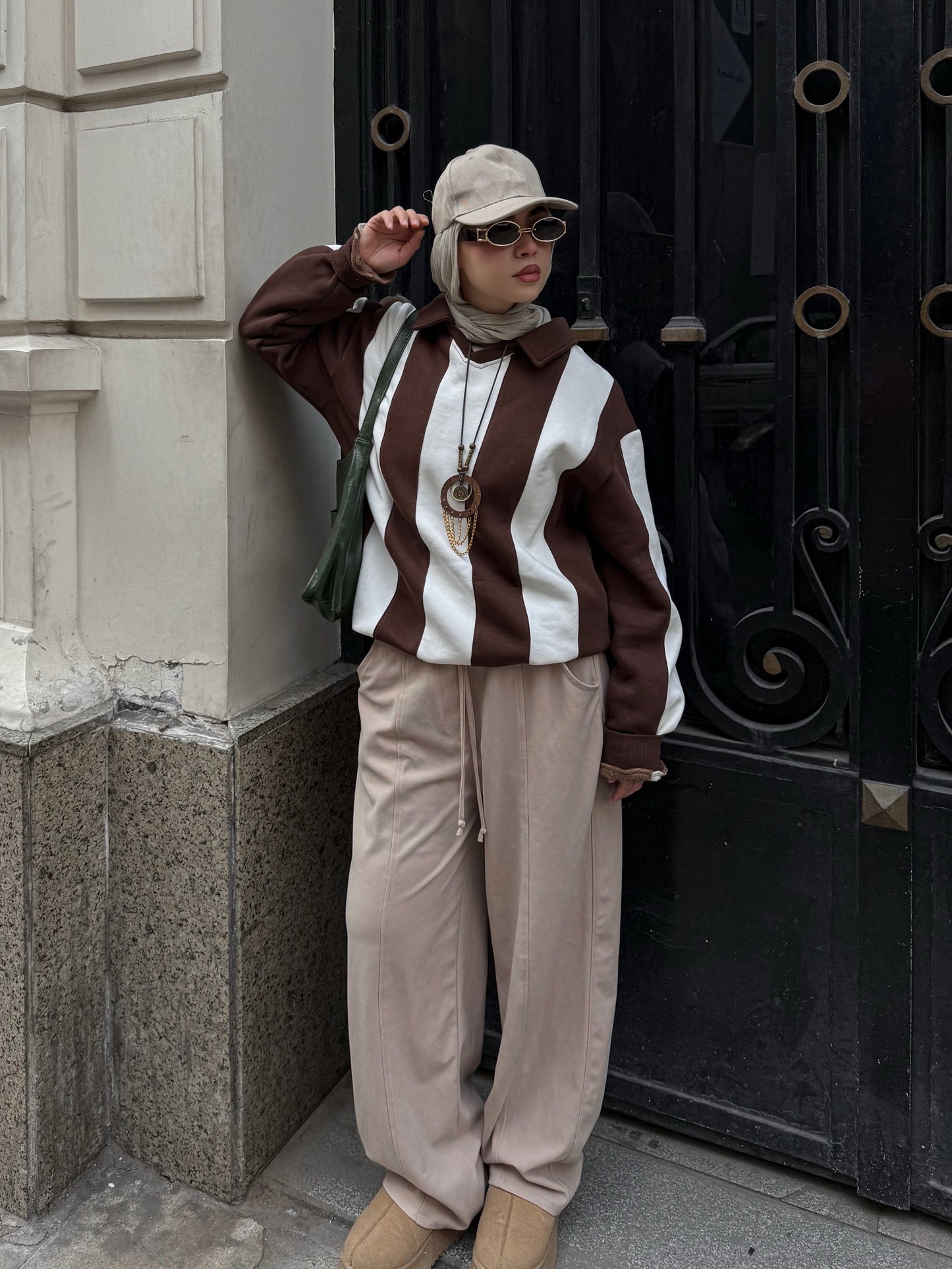 Marble Stripes (Brown\off white)