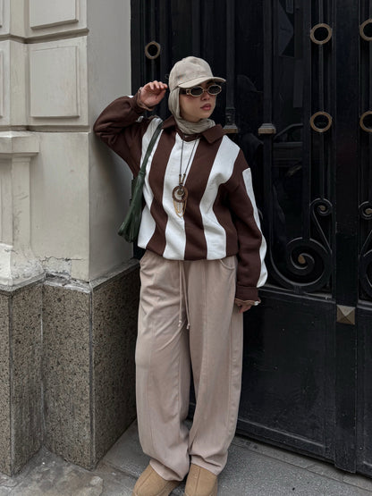 Marble Stripes (Brown\off white)