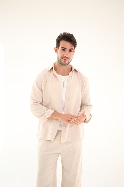 Beige Suit for Men