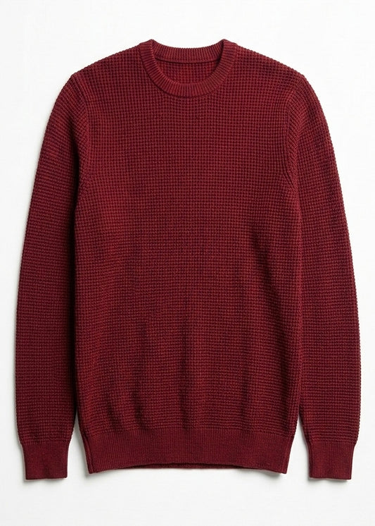 knitted Maroon sweater