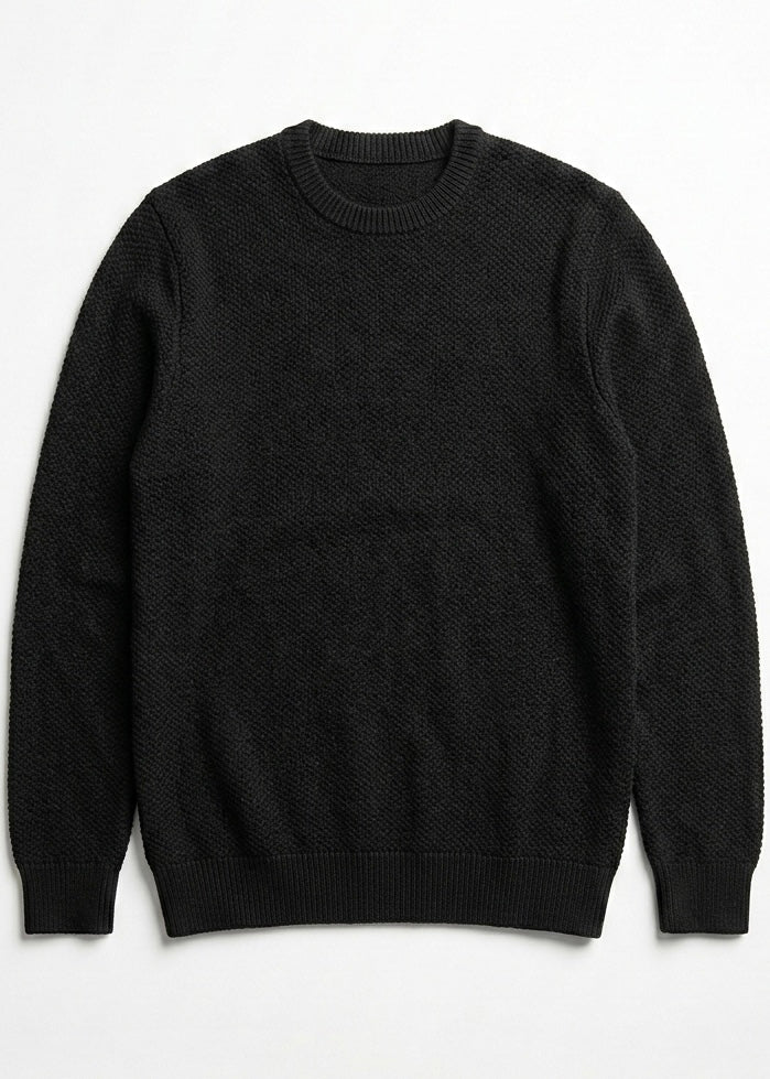 knitted Black sweater