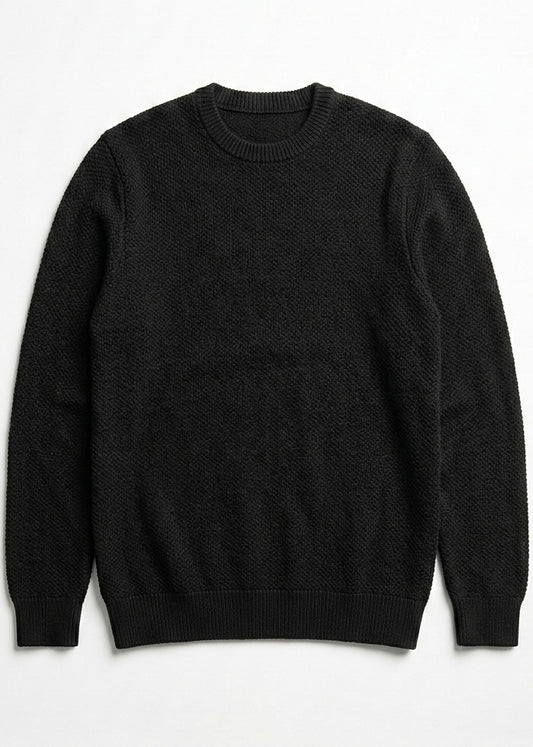 knitted Black sweater