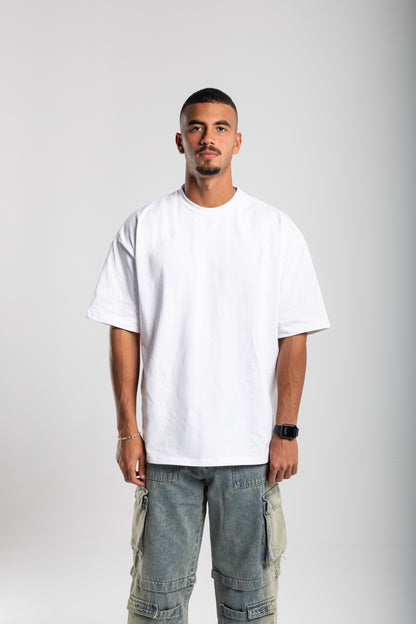 Plain white oversized t-shirt